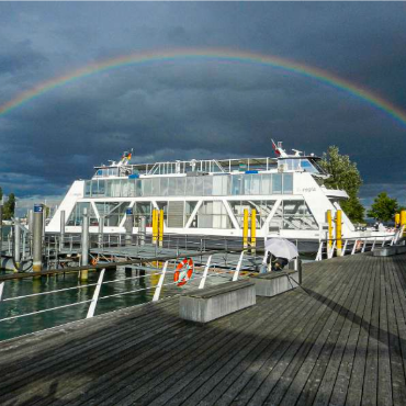 Regenbogen begleitet die Euregia - Foto: Andreas von Bergen