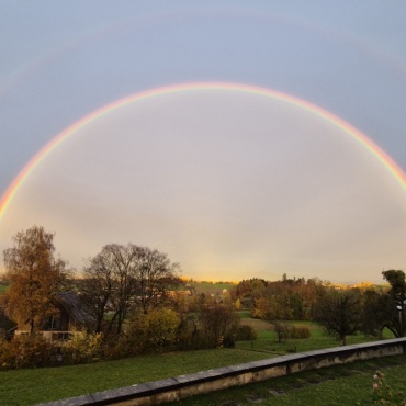 Doppelter Regenbogen  - Leserfoto: Adolf Lemke / 35 / 2025