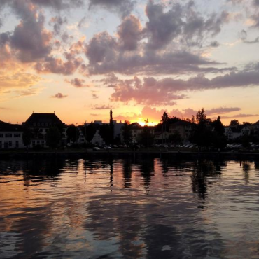 Romanshorn bei Sonnenuntergang - Leserfoto: Beat Keller