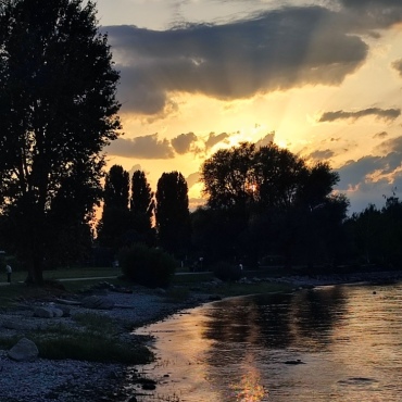 Vielleicht einer der letzten lauen Sommerabende - Leserfoto: Martina Ströbele / 67 / 2024