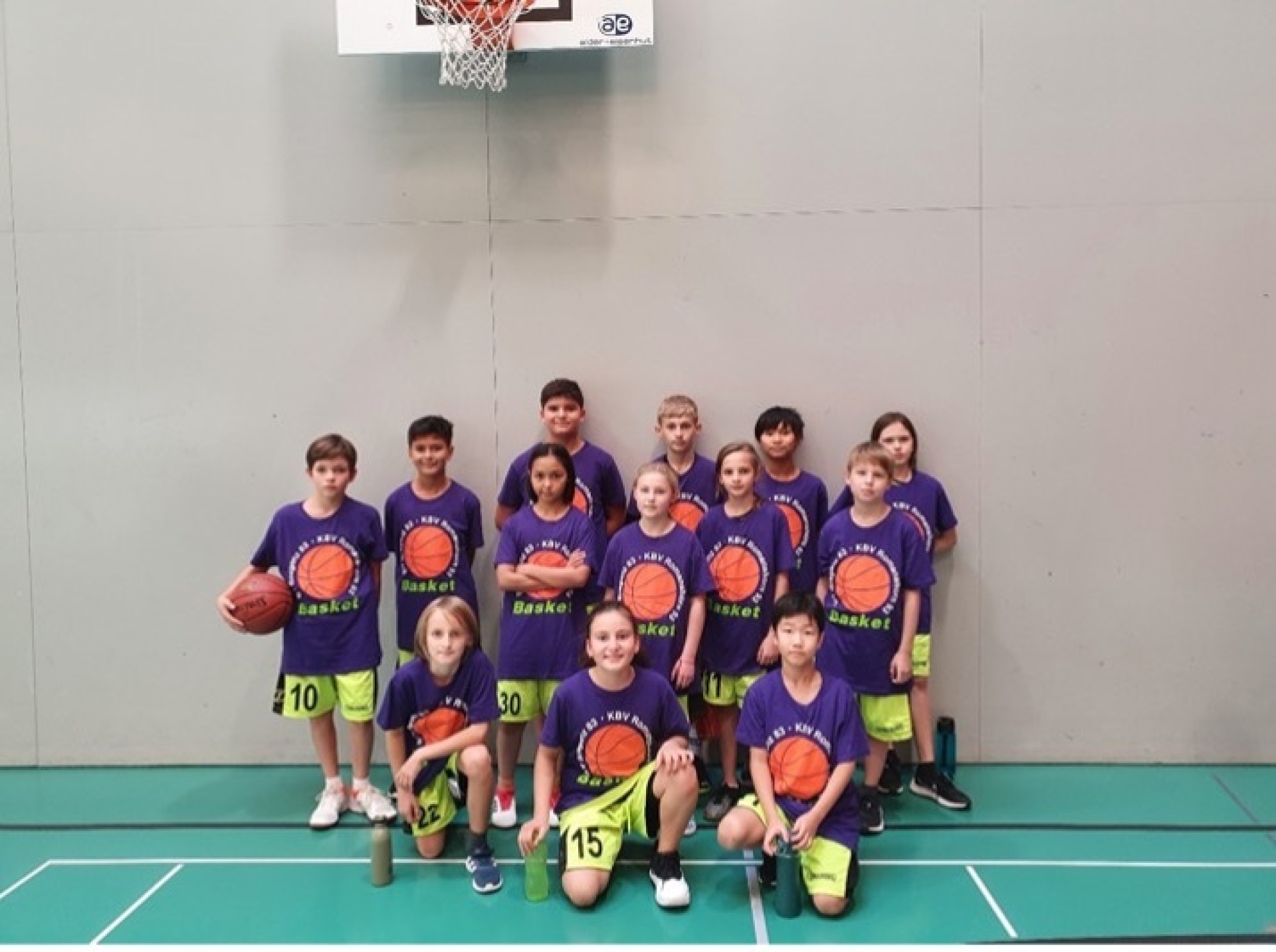 U12-MINI-Team. Foto: Basketballverein Romanshorn