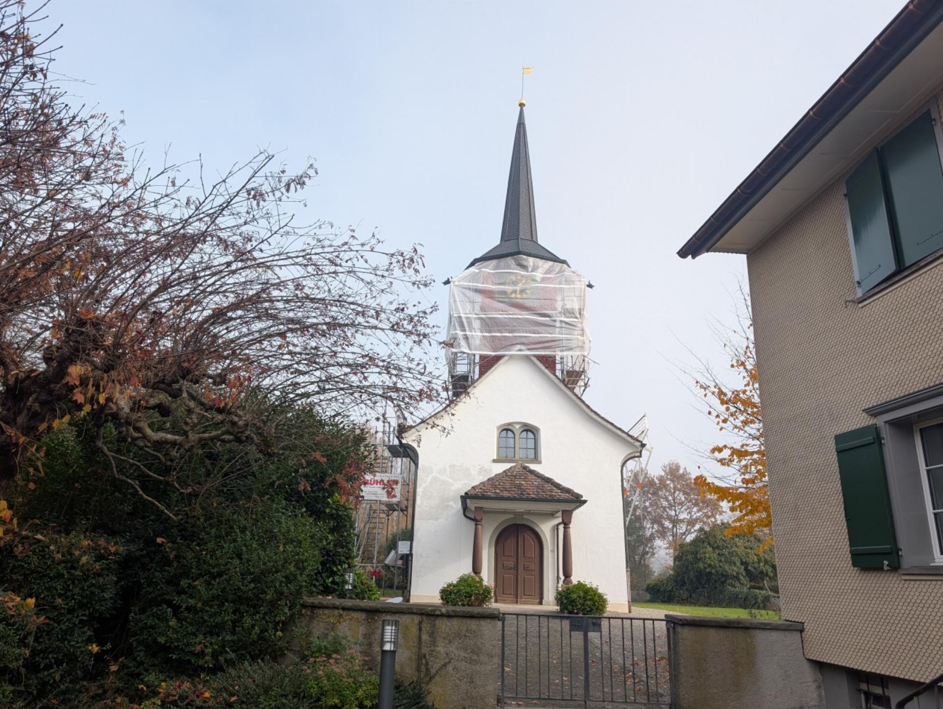 Bautätigkeiten der Evang. Kirchgemeinde Romanshorn-Salmsach: Sanierung Werkhofgebäude - Das Bild wird blockiert. – Möglicherweise durch einen aktiven Adblocker.