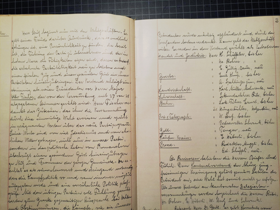 Historische Unterlagen: Wie sie konserviert und für kommende Generationen nutzbar gemacht werden, vermittelte Adrian Oettli am Neujahrshöck der FDP-Ortspartei. Historische Unterlagen: Wie sie konserviert und für kommende Generationen nutzbar gemacht werden, vermittelte Adrian Oettli am Neujahrshöck der FDP-Ortspartei.