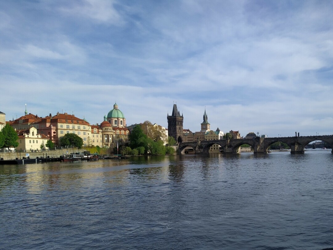 Blick auf Karlsbrücke Blick auf Karlsbrücke