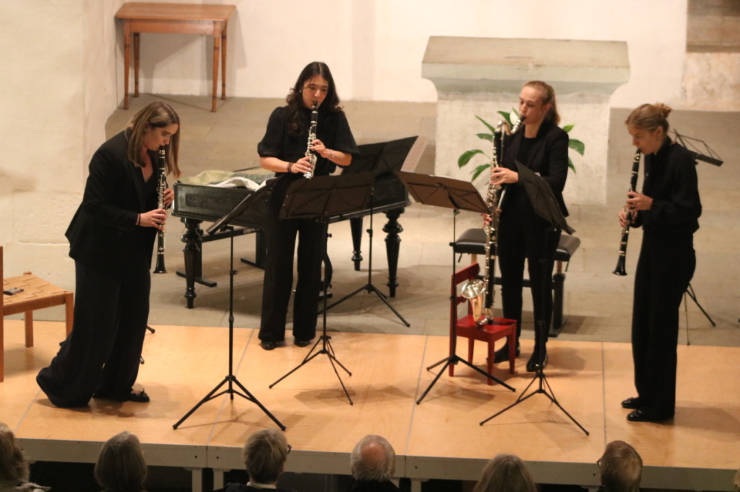 Klarinettenquartett, Vorkonzert. Klarinettenquartett, Vorkonzert.