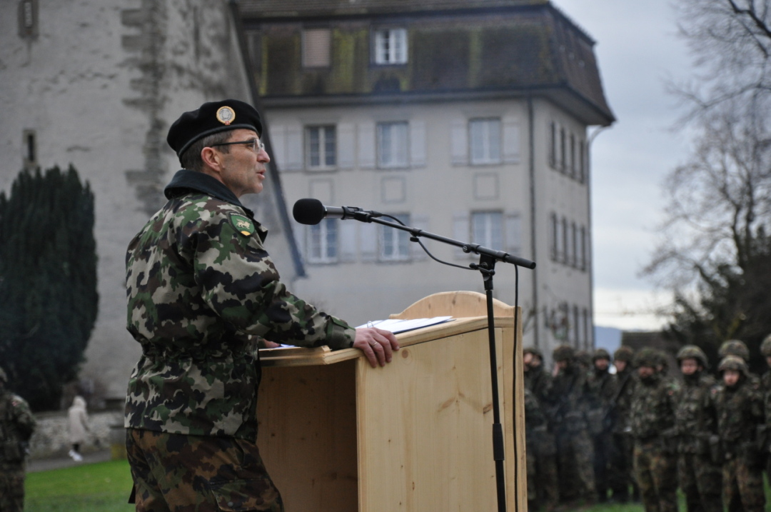 Ansprache von Werner Tarnutzer, Oberst im Generalstab.