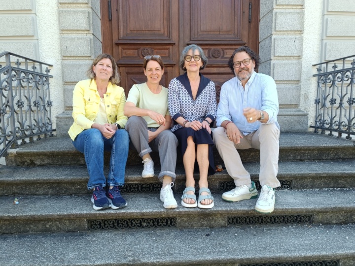 Von links: Andrea Deutschle, Andrea Lo Presti, Elisabeth Tobler, Paul Schnoz. Foto: Primarschule Romanshorn