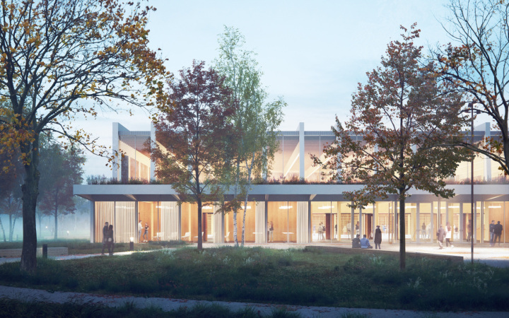 Kommt 2023 zur Abstimmung: Die neue Mehrzweckhalle Romanshorn. Bild: Stadt Romanshorn