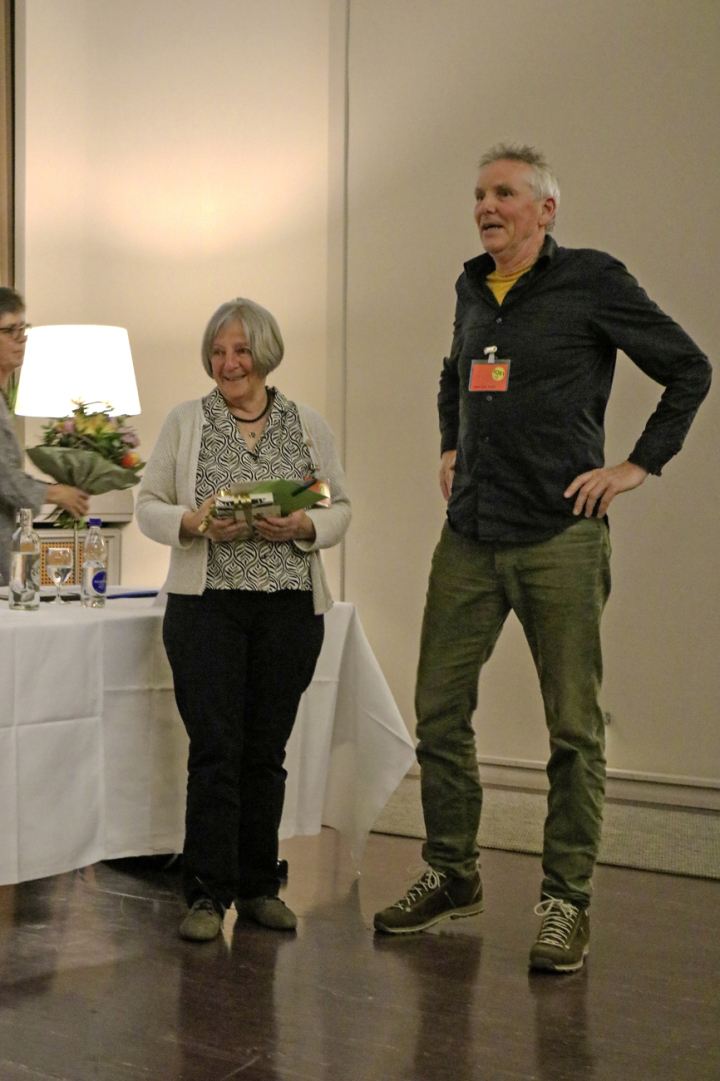 Erika Wüst und Paul van Hoef engagierten sich jahrelang im Vorstand. Fotos: Markus Bösch