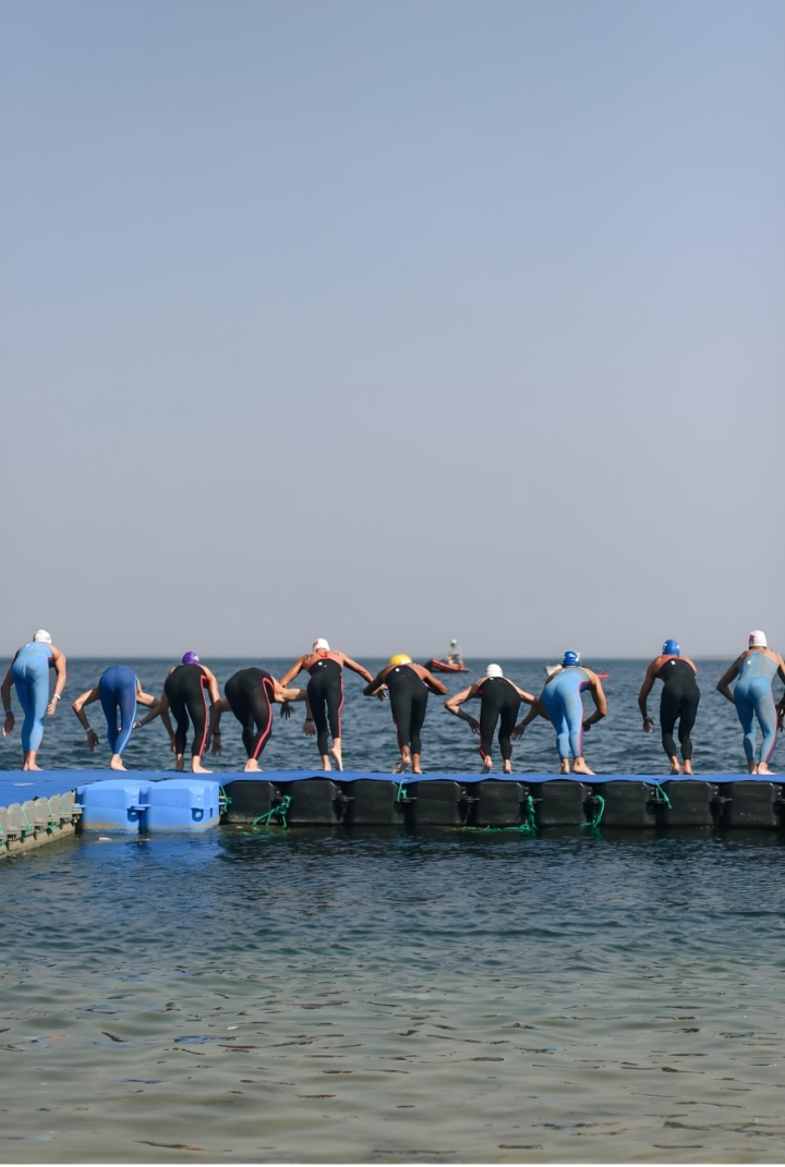 Schweizer Meisterschaften im Open-Water-Schwimmen auf dem Bodensee: Der SCR richtet die Veranstaltung für Swiss Aquatics aus. Foto: Schwimmclub Romanshorn (SCR)