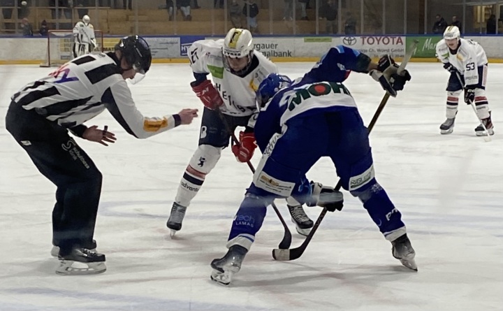 Im Derby gegen Herisau unterliegen die Hechte den Appenzellern mit 1:4 Toren. Foto: Hansruedi Vonmoos 