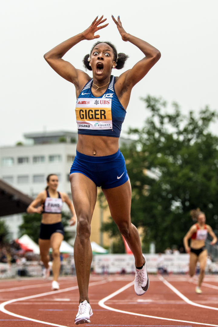 Riesige Freude nach dem Erreichen der Olympialimite in Winterthur. Foto: athletix.ch