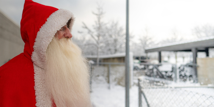 Zeit, dem Chlaus den Wunsch eines Besuchs mitzuteilen. Foto: Verein Freie Klausaktion Romanshorn