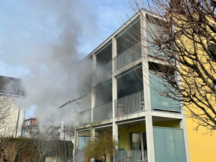 Beim Brand entstand Sachschaden. Bild: Kantonspolizei Thurgau