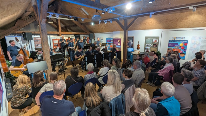 Viel Publikum an einer der vergangenen Veranstaltungen im Museum. Foto: zVg. Musikschule Romanshorn