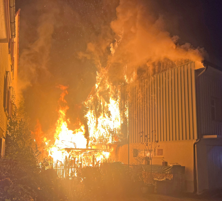 Beim Brand wurde niemand verletzt. (Bild: Kantonspolizei Thurgau)