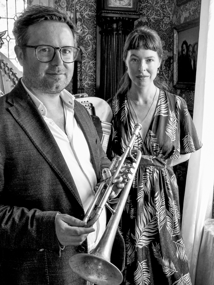 Tom Arthurs (Trompete) und Giovanna Pessi (Barockharfe) zu Gast in der Alten Kirche in Romanshorn. Foto: zVg.