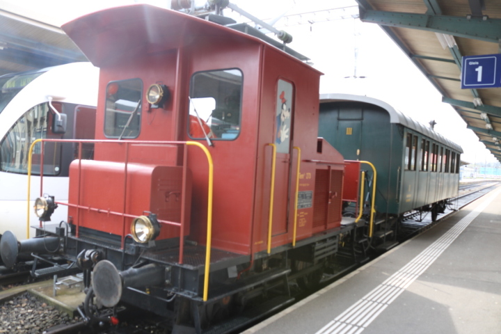Rangierlokomotive «Goofy». Fotos: Markus Bösch