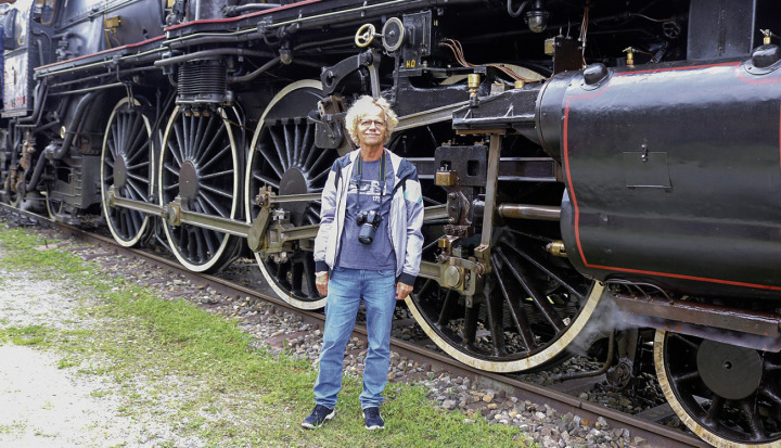 Hansjürg Oesch: Er kennt wohl alle TGV-Züge – und weiss auch Bescheid über (ehemalige) französische Dampfloks. Fotos: Markus Bösch