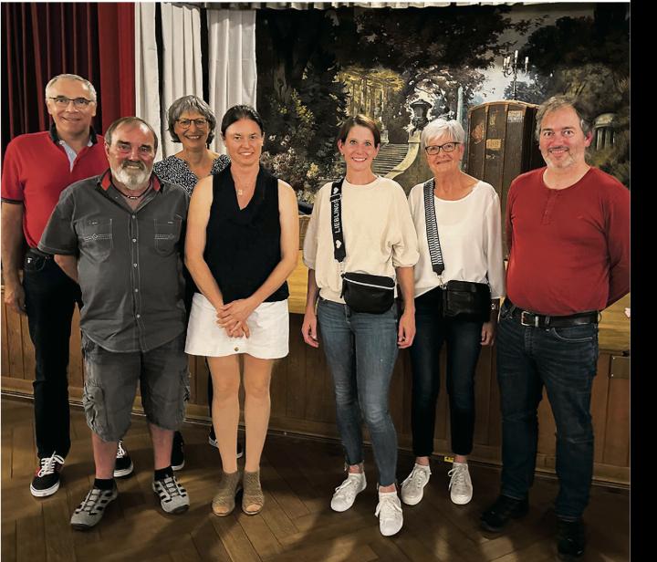 Heinz Züllig, Franz Schefer, Susanne Gross, Caroline Kürz-Schmid (Gemeindepräsidentin), Aloisia Eberle (vertritt ihre Tochter Lara Eberle), Margrit Gähler, Daniel Langensand.