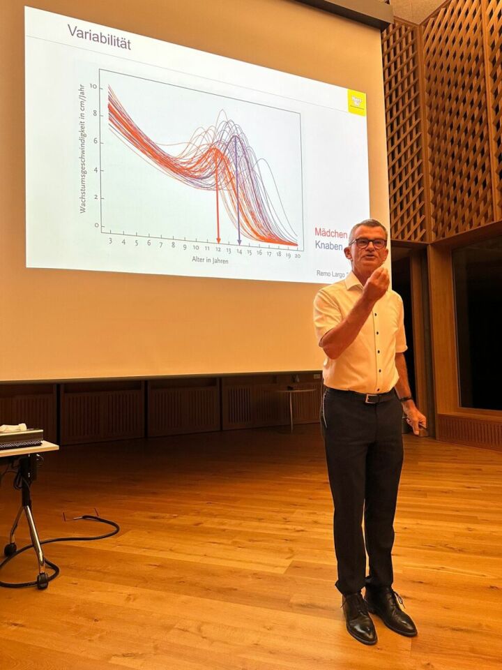 Lernbegleiter Christoph Bornhauser, Alias «Herr Bo», nahm das Publikum mit auf eine Reise durch die Gefühlswelt Jugendlicher. Fotos: Gemeinnütziger Verein Romanshorn