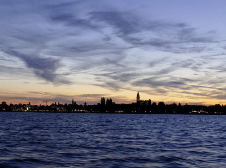 Romanshorn vom See aus fotografiert. Leserfoto: Ursi Marthy