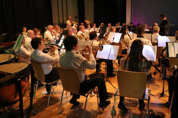 Blasmusik überzeugend dargeboten: Das gelingt dem Musikverein Romanshorn auch am diesjährigen Unterhaltungsabend. Foto: Markus Bösch