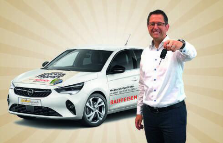 Wer aus der Region Egnach, Salmsach, Romanshorn gewinnt den neuen Opel Corsa im Wert von 23ʼ500 Franken?
