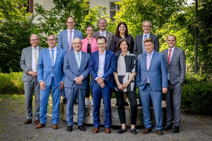 Die Regierungen der Kantone Thurgau und St. Gallen trafen sich in Arbon.
