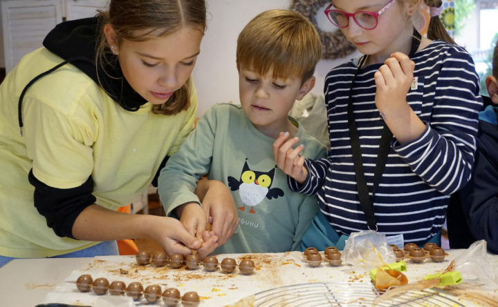Workshop Pralinen. Foto: Rachel Maag