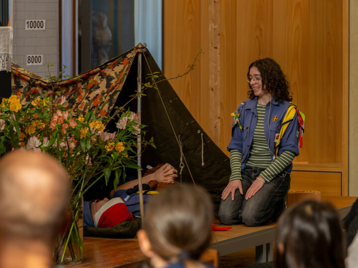 Der Cevi ist 20 Jahre alt – Bild aus dem Jubiläumsgottesdienst (zVg).