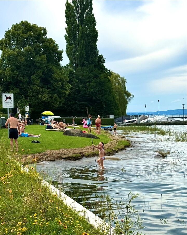 Badefreuden in Uttwil - Leserfoto: Rudolf Dubs / 59 / 2024