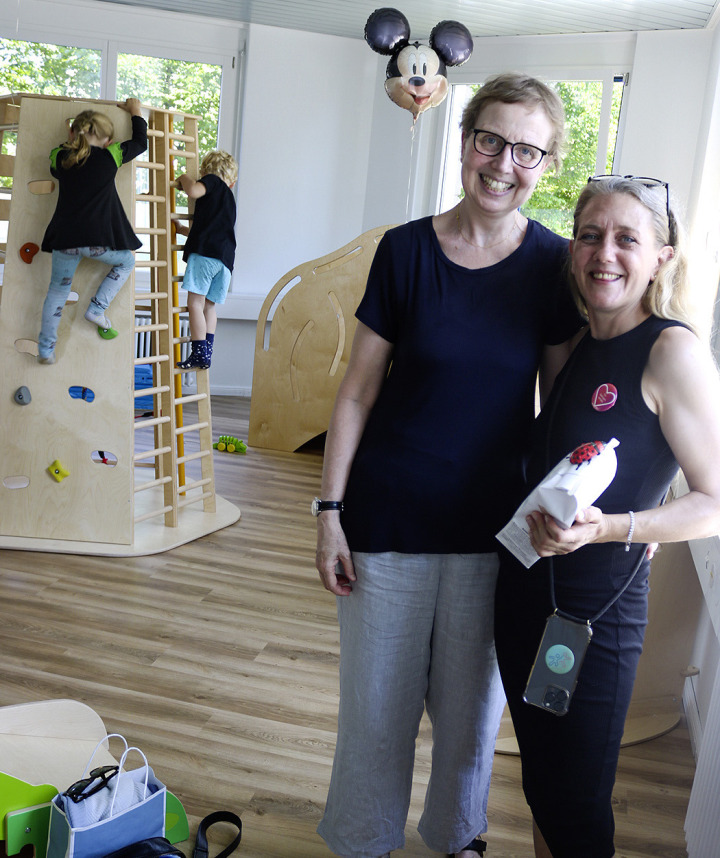 Zusammenarbeit grossgeschrieben (von links): Doris Grauwiler, Bereichsleiterin Gesundheitsförderung und Prävention bei Perspektive Thurgau, Jasmin Ecknauer. Fotos: Markus Bösch
