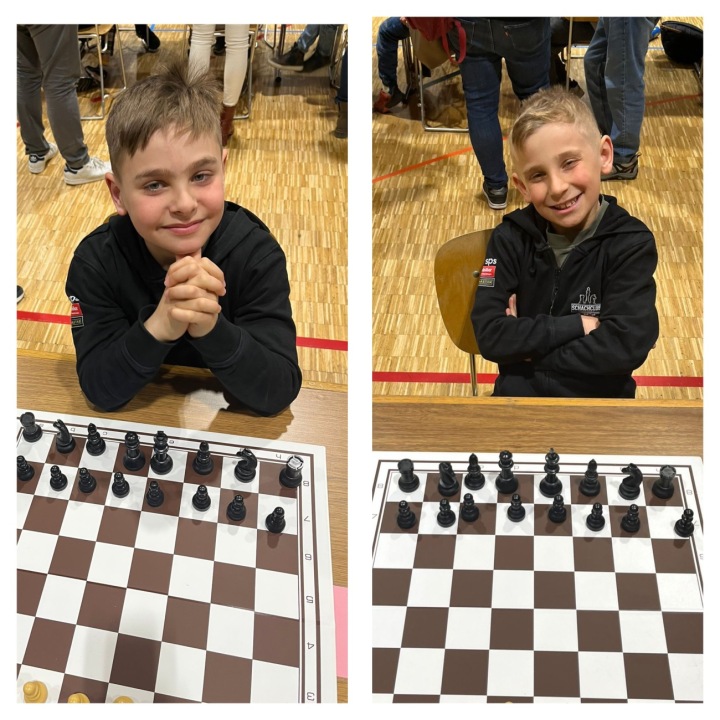 Jan (links) und Elia Kammerlander tragen den Ostschweizer Schachsport auf die nationale Bühne. Fotos: Schachclub Romanshorn
