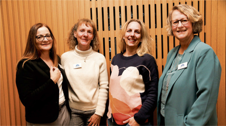 Andrea Müller-Rubin (von links), Theresia Pano, Jacqueline Marquart und Mirjam Lenz.
Foto: Ursi Marthy