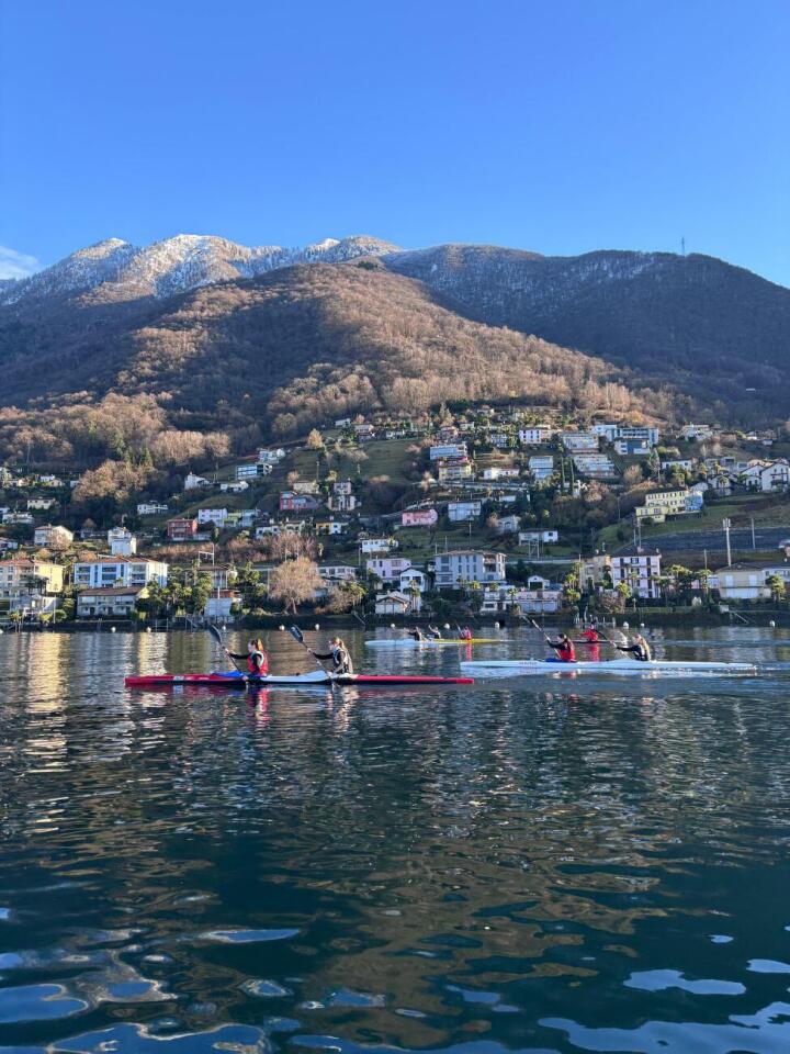 Ideale Bedingungen im Trainingslager in Tenero. Foto: Kanu-Club Romanshorn