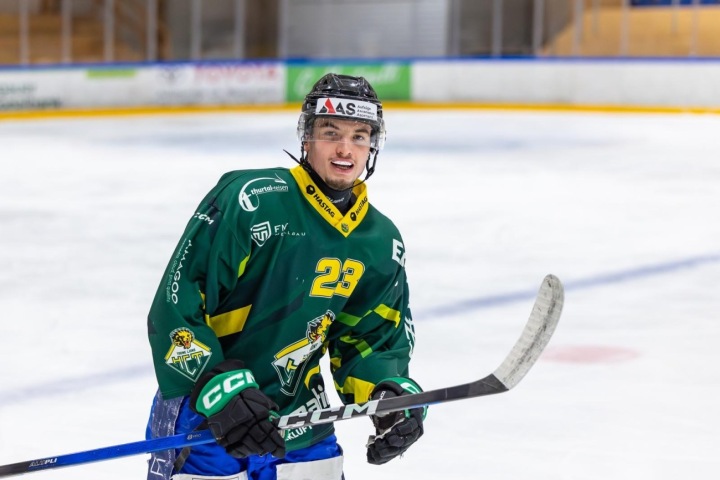 Justin Zent wechselt nach Ende seiner Juniorenzeit zu den PIKES. Foto: zVg. PIKES EHC Oberthurgau 1965