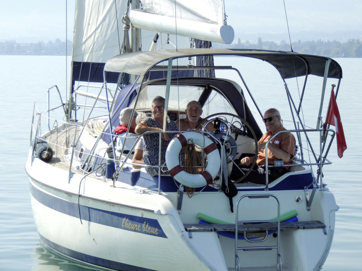 Fahrt auf dem Bodensee bei leichtem Wind und guter Stimmung. Fotos: Andreas von Bergen