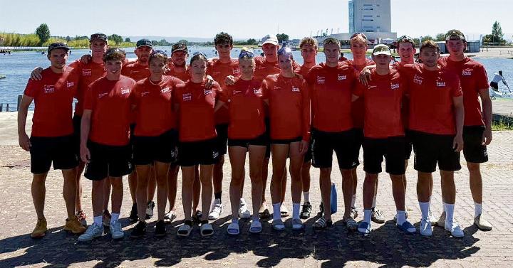 Noch nie war die Schweiz mit einer so grossen Delegation an Welt-Titelkämpfen. Foto: Kanu-Club Romanshorn