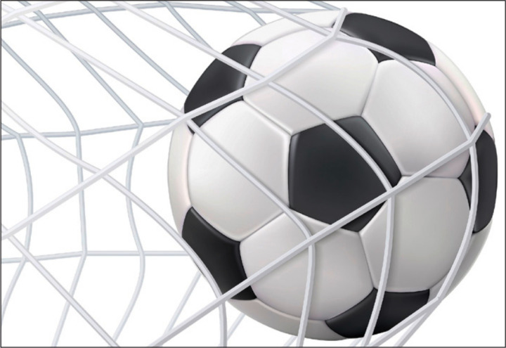 Der Ball zappelt wieder im Netz. Shutterstock