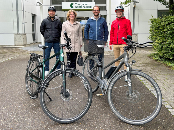 Es haben zwölf TKB-Teams an der diesjährigen «Bike to Work Challenge» mitgemacht.  Foto: TKB