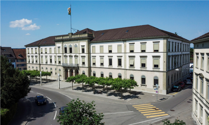 Regierungsgebäude in Frauenfeld. Foto: Bettina Kunz