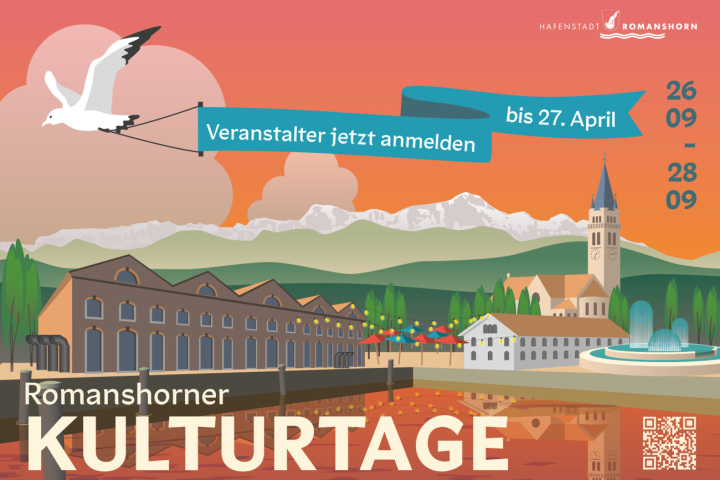 Das offizielle Plakatsujet der Romanshorner Kulturtage 2025. Bild: Stadt Romanshorn