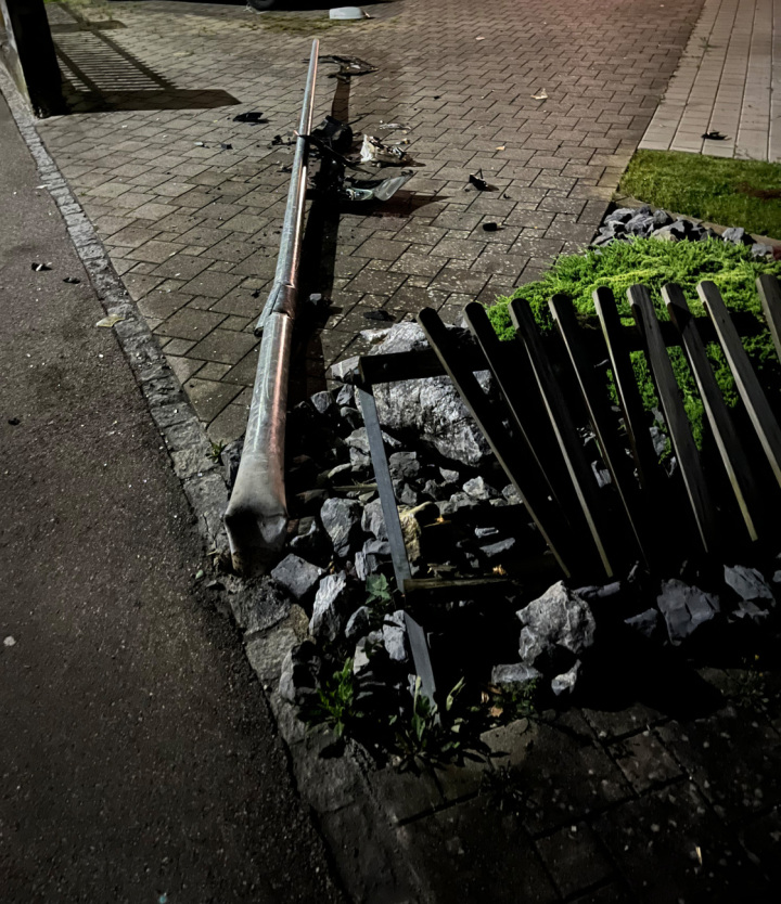 Beim Selbstunfall entstand Sachschaden von mehreren Tausend Franken. (Bild: Kantonspolizei Thurgau)