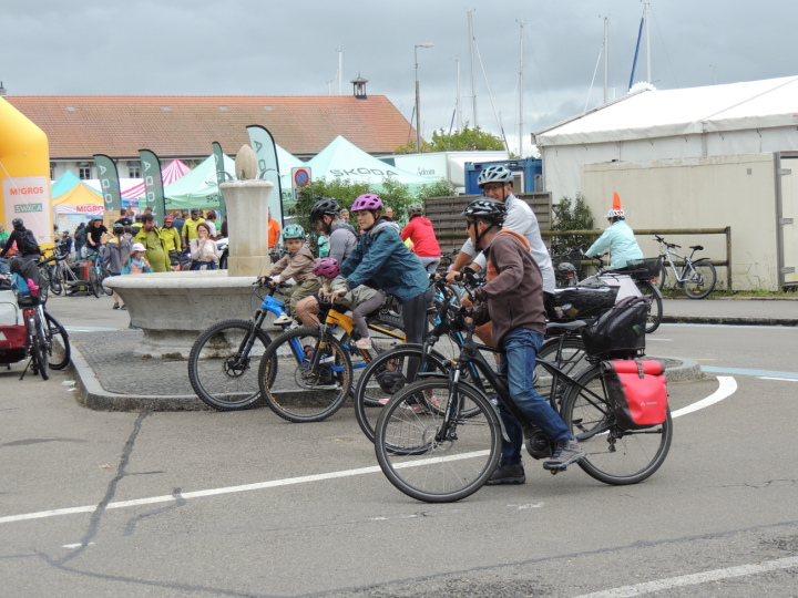 slowUp Bodensee 2024, mit Start und Ziel in Romanshorn. Impressionen: Andreas von Bergen