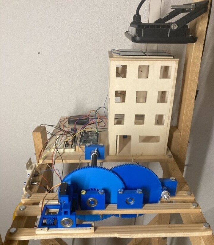 «Model of Solid Gravity Energy Storage». Foto: Mélanie Deiss