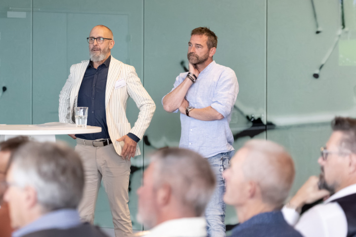 Andreas Bleiker und Reto Segmüller. Foto: Christoph Huser