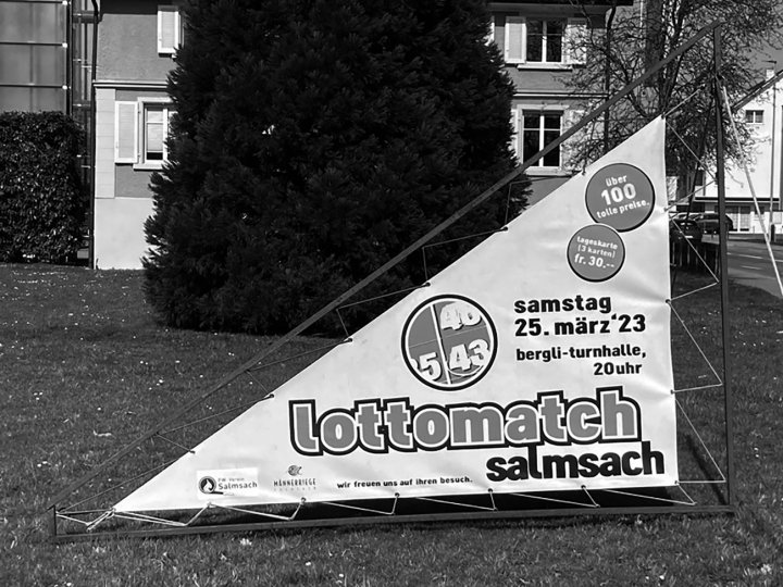Lottomatch in Salmsach, am Samstag, 25. März. Foto: Christof Grob