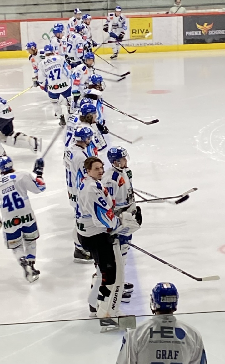 Die Freude ist gross: Die PIKES sind in die Play-offs vorgestossen. Foto: Hansruedi Vonmoos 