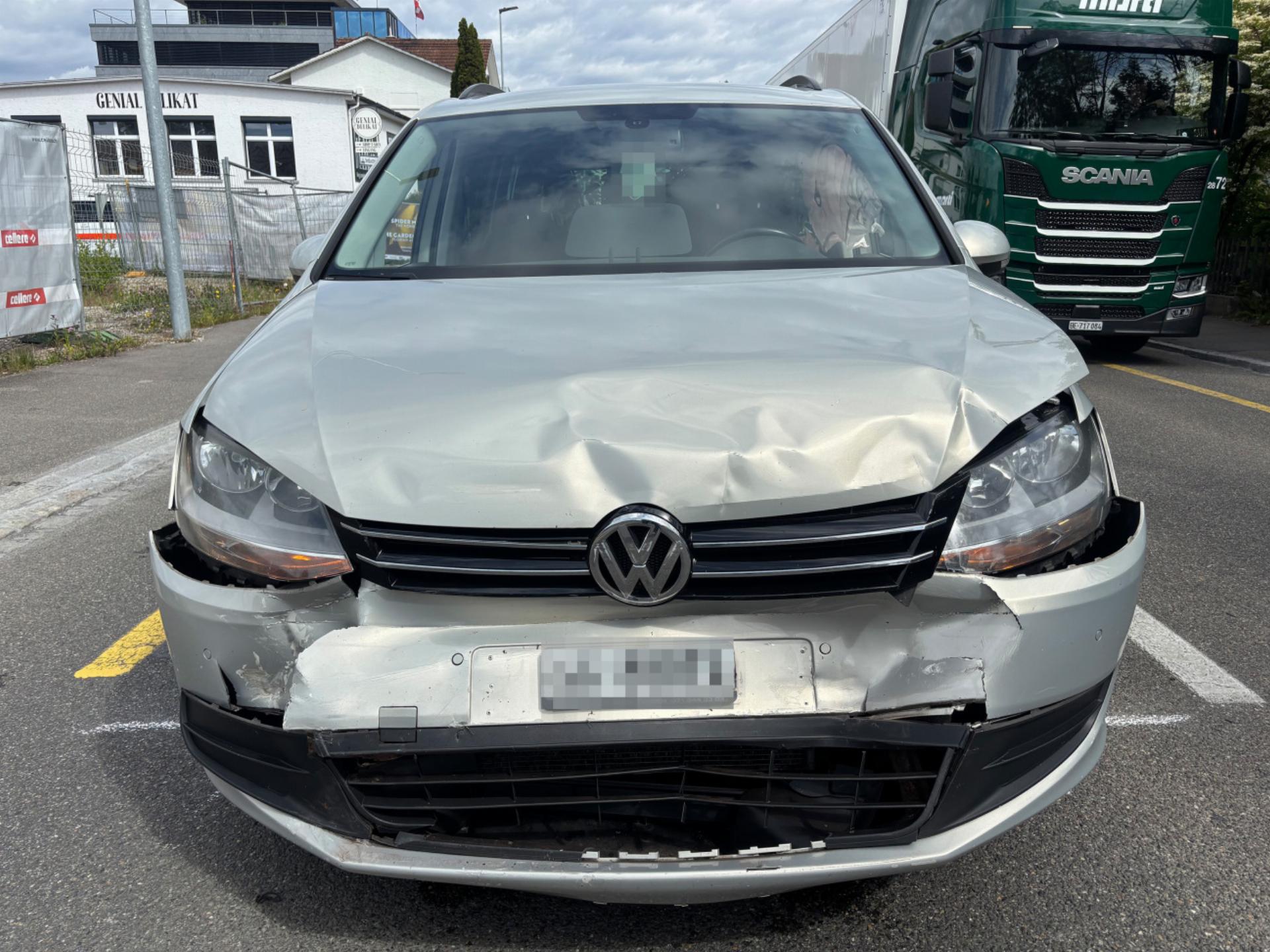 Bei Auffahrkollision verletzt
